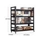 Etagere Shelf Bookcase Contemporary Steel Book Shelf for Study Room