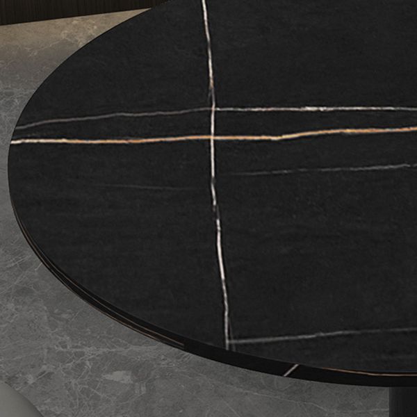 31.5-inch Metal Contemporary Dining Table Round Table for Kitchen and Dining Room Clearhalo ' dining_table' 'Dining Tables & Seating' 'Dining Tables' 'furn' 'furn_dining_table' 'Furniture' 'furniture_dining_table' 'Kitchen & Dining Furniture' 'kitchen&dining_furn' 'kitchen' 'kitchen_dining_table' 1200x1200_728e47aa-b561-4949-a33c-618c17fda7b6