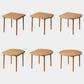 Round Dining Dinette Table Simplicity Style 4-foot Solid Wood Home Furniture Clearhalo ' dining_table' 'Dining Tables & Seating' 'Dining Tables' 'furn' 'furn_dining_table' 'Furniture' 'furniture_dining_table' 'Kitchen & Dining Furniture' 'kitchen&dining_furn' 'kitchen' 'kitchen_dining_table' 1200x1200_7290112f-cfa2-445e-94e3-6b9a54a0caa6