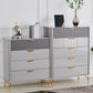 Bedroom Glam Storage Chest Stone 16"Wide Chest in Gray with Drawers Clearhalo 'Bedroom Furniture' 'Dressers & Chests' 'dressers_chests' 'furn' 'furn_dressers_chests' 'Furniture' 1200x1200_7290d32d-7d84-4e0a-89e5-d4bf6309a52f