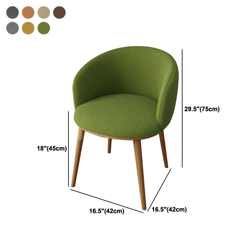 Glam Style Arm Chair Parsons 16.5" Wide Dining Chair for Dining Room Clearhalo 'Dining Chairs' 'Dining Tables & Seating' 'dining_chair' 'furn' 'furn_dining_chair' 'Furniture' 'furniture_dining_chair' 'Kitchen & Dining Furniture' 1200x1200_729142c5-03af-419b-97e8-11e4914fd03b