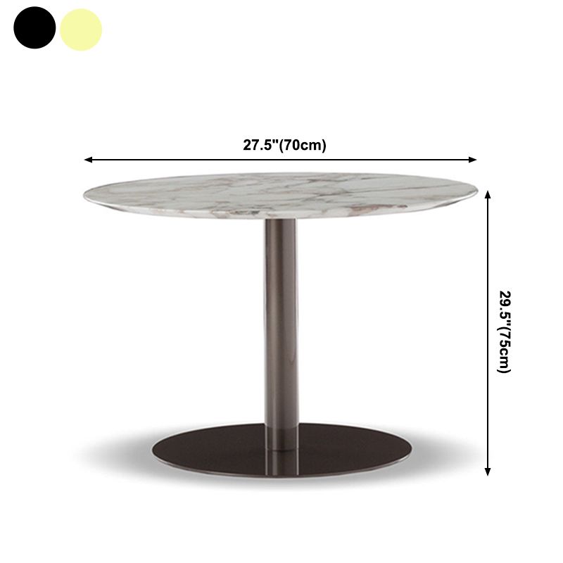 Metal Traditional Luxury Round Dining Table Sintered Stone Table with Pedestal Base Clearhalo ' dining_table' 'Dining Tables & Seating' 'Dining Tables' 'furn' 'furn_dining_table' 'Furniture' 'furniture_dining_table' 'Kitchen & Dining Furniture' 'kitchen&dining_furn' 'kitchen' 'kitchen_dining_table' 1200x1200_72914cc7-24a9-497d-88e5-9f8fd8990e45