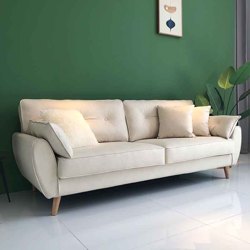 Tufted Back Flared Arm Contemporary Sofa for Living Room and Apartment Clearhalo 'furn' 'furn_sofas' 'Furniture' 'furniture_sofas' 'kitchen' 'kitchen_sofas' 'Living Room Furniture' 'Sofa' 'sofas' 1200x1200_729217ac-38d6-4eaf-b154-252e1d225c07