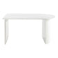 Modern Style Dining Table White Double Pedestal Dining Table for Home Use Clearhalo ' dining_table' 'Dining Tables & Seating' 'Dining Tables' 'furn' 'furn_dining_table' 'Furniture' 'furniture_dining_table' 'Kitchen & Dining Furniture' 'kitchen&dining_furn' 'kitchen' 'kitchen_dining_table' 1200x1200_72938c2c-e637-4bf2-8049-e94078d91891