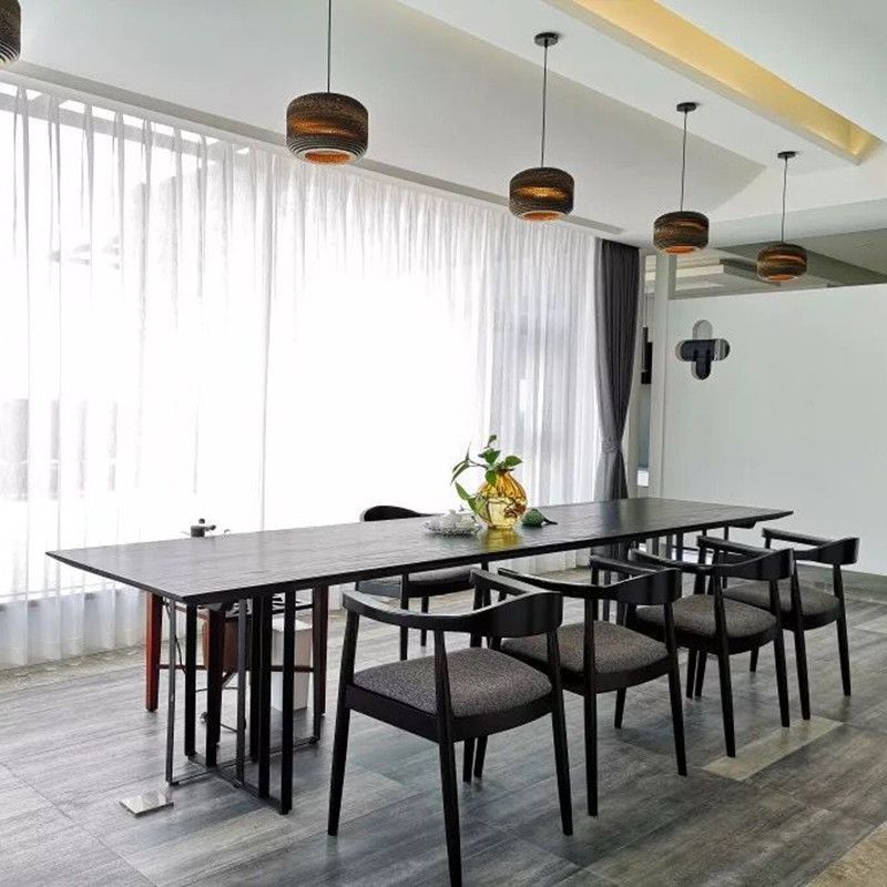 Industrial Style Furniture Double Pedestal Pine Solid Wood Dining Site Table Clearhalo ' dining_table' 'Dining Tables & Seating' 'Dining Tables' 'furn' 'furn_dining_table' 'Furniture' 'furniture_dining_table' 'Kitchen & Dining Furniture' 'kitchen&dining_furn' 'kitchen' 'kitchen_dining_table' 1200x1200_7295570f-40bd-4922-8dcf-30723856e45f