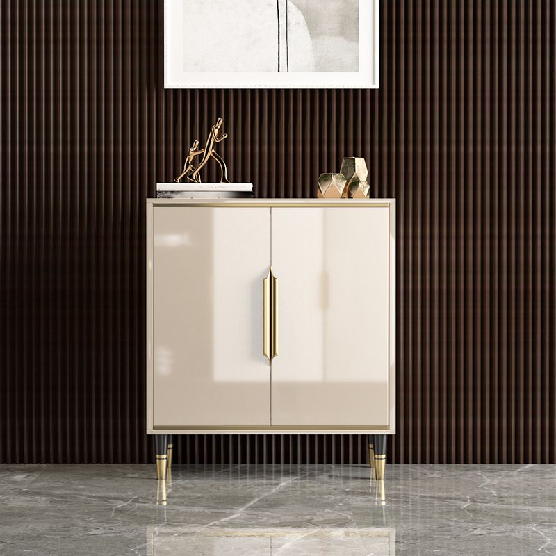 Sideboard Sideboard in stile glam beige con porte per soggiorno
