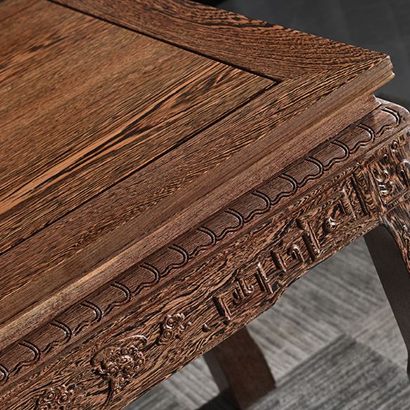 Traditional Style Solid Wood Dining Set with Fixed Table and 4 Legs Base for Home Use Clearhalo 'Dining Room Sets' 'Dining Tables & Seating' 'dining_room_set' 'furn' 'furn_dining_room_set' 'Furniture' 'furniture_dining_room_set' 'Kitchen & Dining Furniture' 'kitchen&dining_furn' 'kitchen' 1200x1200_72976ffe-0cc3-4720-9de6-f4de75c823ab