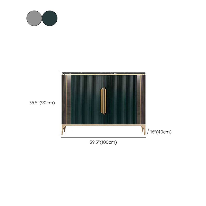 Credenza a scaffalatura regolabile moderna e contemporanea con cassetti e armadi