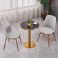 Glam Dining Set Stone 1/3/4 Pieces Dining Round Furniture for Home Clearhalo 'Dining Room Sets' 'Dining Tables & Seating' 'dining_room_set' 'furn' 'furn_dining_room_set' 'Furniture' 'Kitchen & Dining Furniture' 1200x1200_729ad9a5-11b4-4729-9e64-944d9f85f8fe