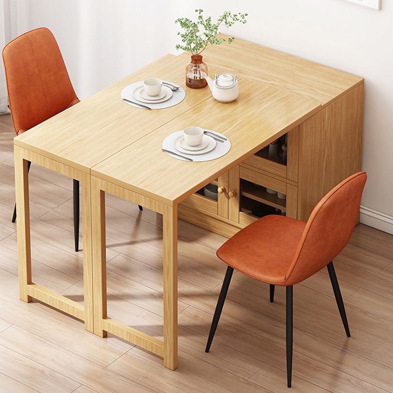 ナチュラル仕上げダイニングテーブルセット1/3ピースFaux Dinetteセットセット