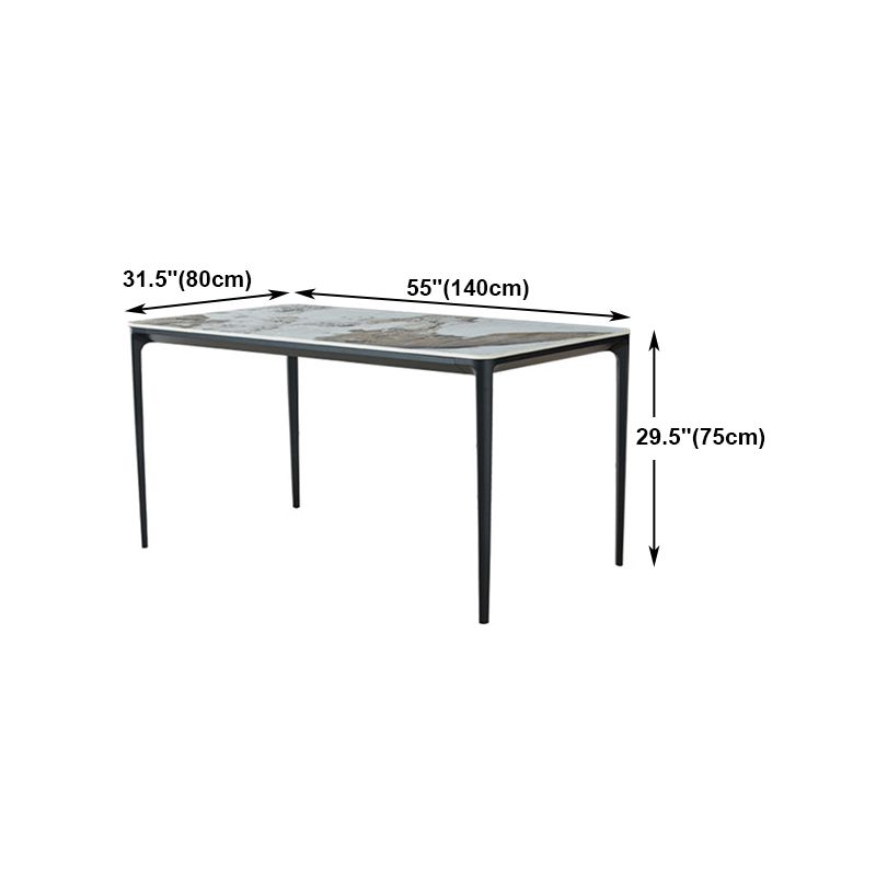 Contemporary 1/2/5 Pieces Dining Set Sintered Stone Dining Room Set Clearhalo 'Dining Room Sets' 'Dining Tables & Seating' 'dining_room_set' 'furn' 'furn_dining_room_set' 'Furniture' 'furniture_dining_room_set' 'Kitchen & Dining Furniture' 'kitchen&dining_furn' 'kitchen' 1200x1200_729ba25d-0a73-4f21-8e1b-c82a844df915