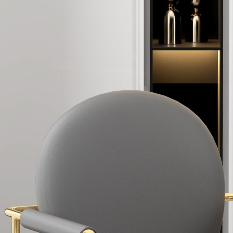 Industrial Kitchen Dining Chairs King Louis Back Arm Chair with Gold Base