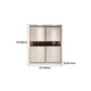 Armario moderno moderno Armario gabinete de armario de madera con puertas correderas
