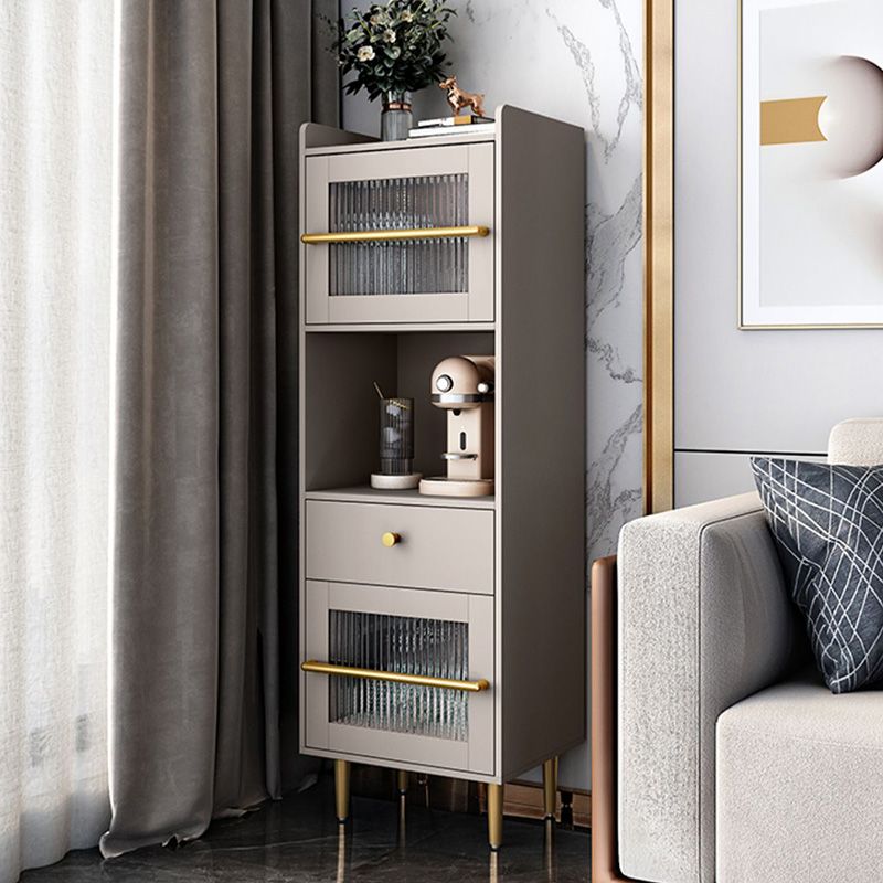 Modern Wood Accent Cabinet 15.74" Wide Storage Cabinet with 2 Doors Clearhalo 'Cabinets & Chests' 'cabinets_chests' 'furn' 'furn_cabinets_chests' 'Furniture' 'Living Room Furniture' 1200x1200_729c7bef-3aec-4574-8536-a2e5ca35c10f