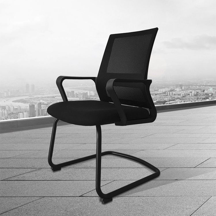 Modern Breathable AirGrid Arm Chair Microfiber Desk Mid Back Chair Clearhalo 'furn' 'furn_office_chair' 'Furniture' 'Office Chairs' 'Office Furniture' 'office_chair' 1200x1200_729e27f0-383a-4d9f-bc81-6d699a66c42b