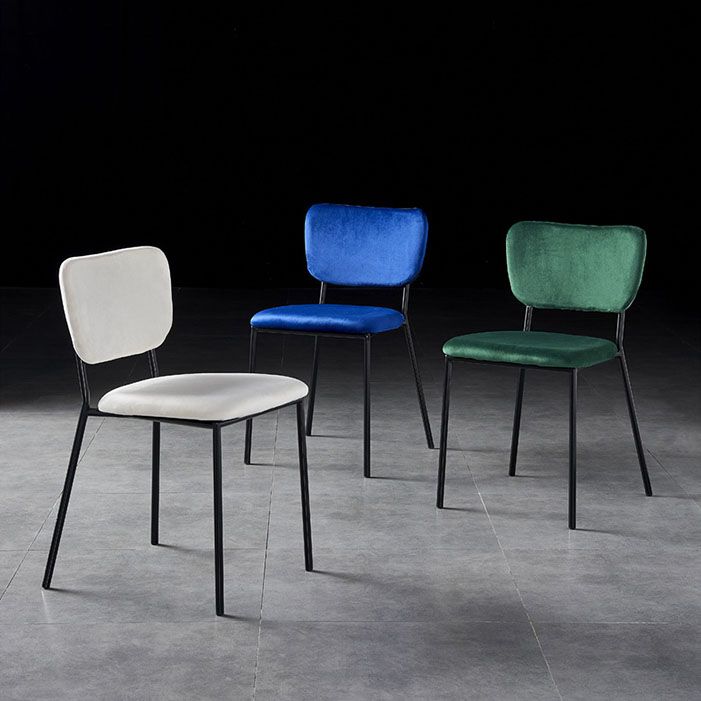 Nordic Style Dining Chairs Armless Open Back Stackable Chairs with Metal Legs Clearhalo ' kitchen&dining_furn' 'Dining Chairs' 'Dining Tables & Seating' 'dining_chair' 'furn' 'furn_dining_chair' 'Furniture' 'furniture_dining_chair' 'Kitchen & Dining Furniture' 'kitchen' 1200x1200_729f0ec8-a8f3-4cab-8f98-130cc5d7dfcd