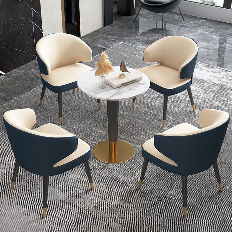 1/5 Pcs Metal Scandinavian Dining Room Set with Round Table Dinette Set Clearhalo 'Dining Room Sets' 'Dining Tables & Seating' 'dining_room_set' 'furn' 'furn_dining_room_set' 'Furniture' 'furniture_dining_room_set' 'Kitchen & Dining Furniture' 'kitchen&dining_furn' 'kitchen' 1200x1200_729f2dae-45a8-481a-aae8-cac1c44a5fb1