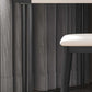 Black Modern Vanity Wood Mirrored Makeup Dressing Table Stool Set Clearhalo 'Bedroom Furniture' 'furn' 'furn_makeup_vanities' 'Furniture' 'Makeup Vanities' 'makeup_vanities' 1200x1200_72a6a1b9-8184-4b1b-b51b-69aac91e8494