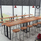Industrial 1/2/4/7 Pieces Counter Height Set Solid Wood Top Indoor Bar Pub Table Set Clearhalo 'Bar Furniture' 'furn' 'furn_home_bar_bar_sets' 'Furniture' 'Home Bars & Bar Sets' 'home_bar_bar_sets' 'Kitchen & Dining Furniture' 1200x1200_72a75f00-4d0e-4a02-9425-c6ff5dba926d