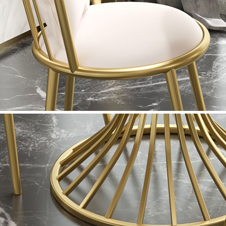 Glam Kitchen Dining Room Set with Sintered Stone Top and Metal Base Dining Furniture Clearhalo 'Dining Room Sets' 'Dining Tables & Seating' 'dining_room_set' 'Furniture' 'furniture_dining_room_set' 'Kitchen & Dining Furniture' 'kitchen&dining_furn' 'kitchen' 1200x1200_72a980e4-fce6-4f3a-8ca4-51df3da89074