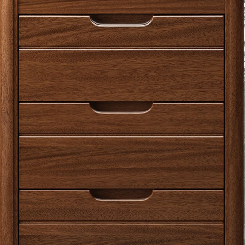 3つの引き出し付き農家のソリッドウッドナイトスタンド26.77 "背の高いナイトテーブル