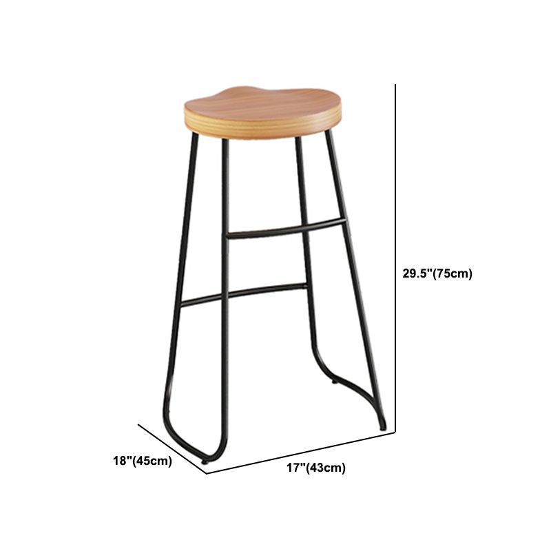 1/5 pièces Industrial Iron Bar Table Set Rectangle Pine Wood Top Bistro Set avec reproche