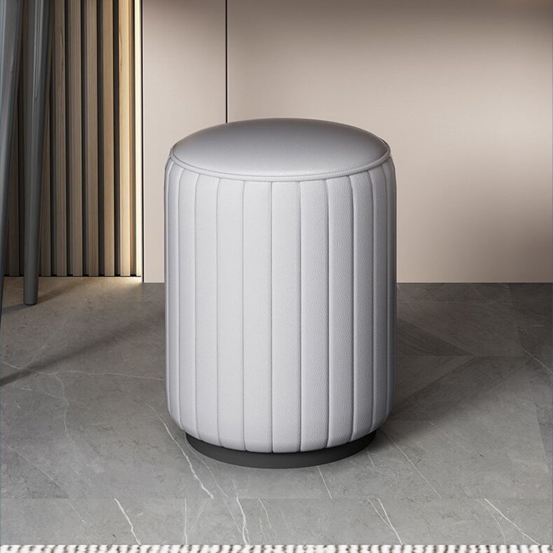 Contemporary Stone Top Vanity with Drawers Grey Vanity Set with Stool