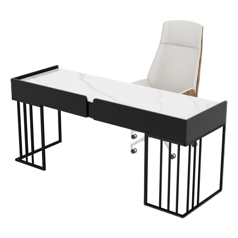 Curved Work Table Home Office Modern Sintered Stone Writing Desk Clearhalo 'furn' 'furn_office_desk' 'Furniture' 'furniture_office_desk' 'Office Desks' 'Office Furniture' 'office_desk' 1200x1200_72aece58-fadf-49bd-89c1-7868bcaf9664