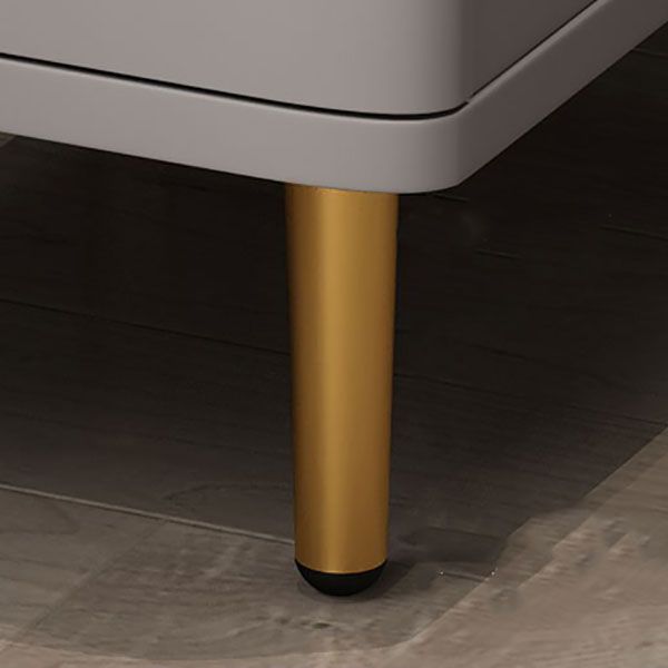 Stone Nightstand Classic Glam Bedside Cabinet with 2 Drawers Clearhalo 'Bedroom Furniture' 'furn' 'furn_night_stand' 'Furniture' 'night_stand' 'Nightstands' 1200x1200_72b0614c-f7d3-41df-8c15-36333e42e8fe