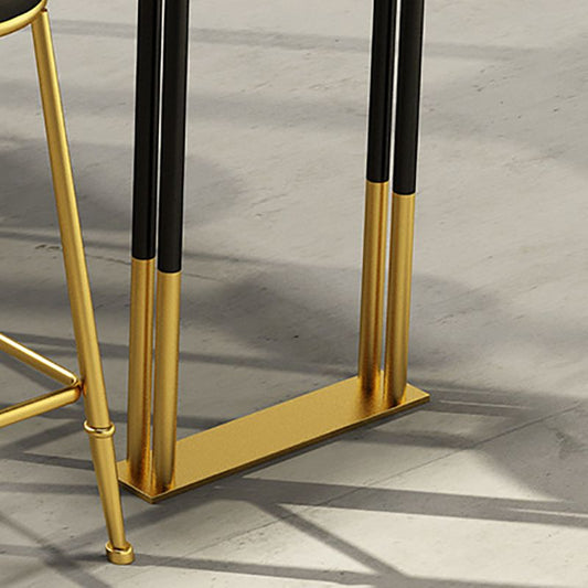 Modern Rectangle Bar Counter Table Wood Bar Counter Table with Metal Legs Clearhalo 'Bar Furniture' 'Bar Tables' 'bar_tables' 'furn' 'furn_bar_tables' 'Furniture' 'Kitchen & Dining Furniture' 1200x1200_72b09d67-4c49-4733-b8d1-e9e584584faa