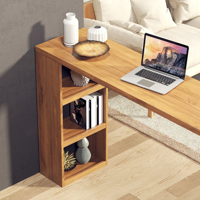 Tavolo da barra in legno di pino rettangolare tavolo da barra industriale con doppio piedistallo