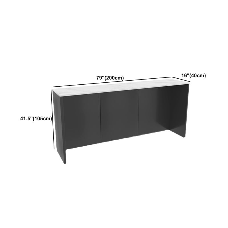 Tavolo da bar in stile industriale Stone rettangolo di bistrot bar per soggiorno