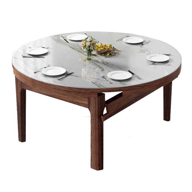 コンテンポラリーダイニングセット1/7 PCS標準の高さのダイニングセットセルフ保存の葉