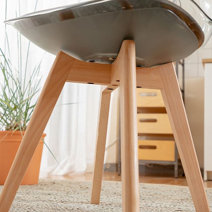 Modern Style Indoor-Outdoor Plastic Side Chair Set Clear Stack Dining Chair Clearhalo ' kitchen&dining_furn' 'Dining Chairs' 'Dining Tables & Seating' 'dining_chair' 'Furniture' 'furniture_dining_chair' 'Kitchen & Dining Furniture' 'kitchen' 1200x1200_72b83a03-6327-470b-b3af-648306a2f134