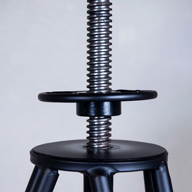 Swivel Solid Wood Bar Stool Adjustable Height Industrial Barstool for Coffee Shop Clearhalo 'Bar Furniture' 'Bar Stools' 'bar_stools' 'furn' 'furn_bar_stools' 'furniture_bar_stools' 'Kitchen & Dining Furniture' 'kitchen&dining_furn' 'kitchen' 'kitchen_furn' Furniture' 1200x1200_72b967a1-3c0d-46be-9c4f-cb1635920948
