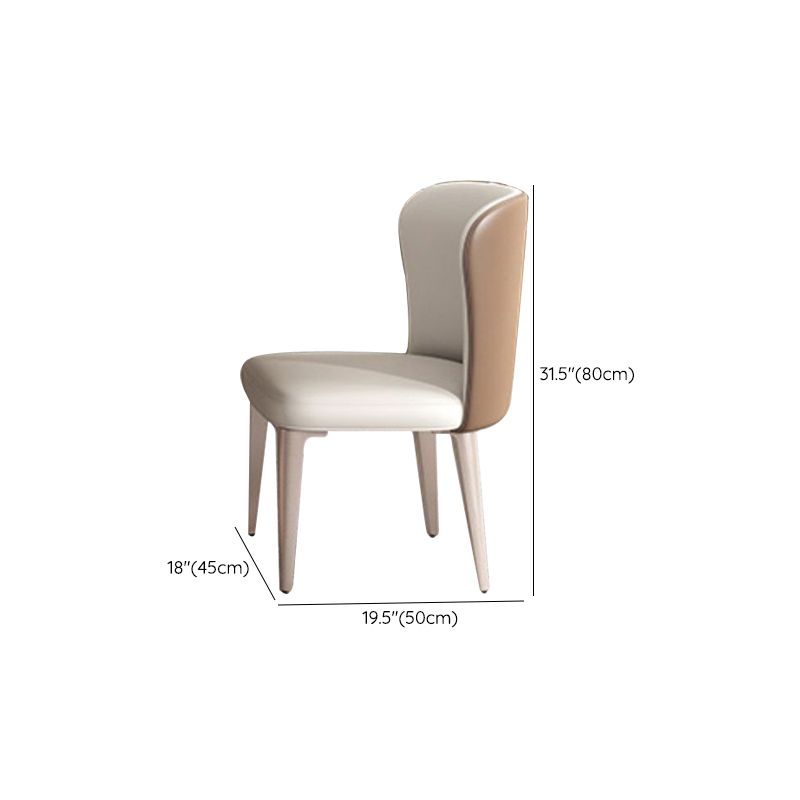 Minimaliste 1/4/5/7 Pièces meubles Rectangle Table à manger Rectangle Ensemble en blanc