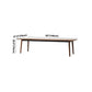 Contemporary Solid Wood Brown Table Rectangle Standard Dining Table for Kitchen Clearhalo ' dining_table' 'Dining Tables & Seating' 'Dining Tables' 'furn' 'furn_dining_table' 'Furniture' 'furniture_dining_table' 'Kitchen & Dining Furniture' 'kitchen&dining_furn' 'kitchen' 'kitchen_dining_table' 1200x1200_72bad5eb-0b00-483d-b5e6-159f6e9ca77d
