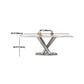 Sintered Stone Home Dining Table Modern Pedestal Base Dining Room Table