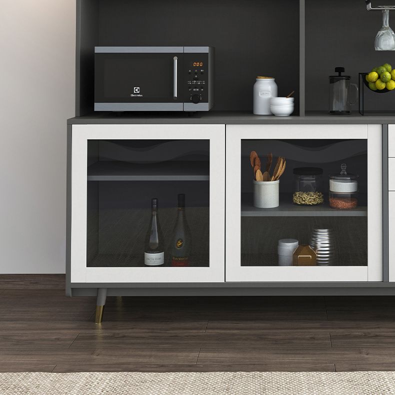 Gabinetto del soggiorno server di pranzo in legno fabbricato con porta scorrevole