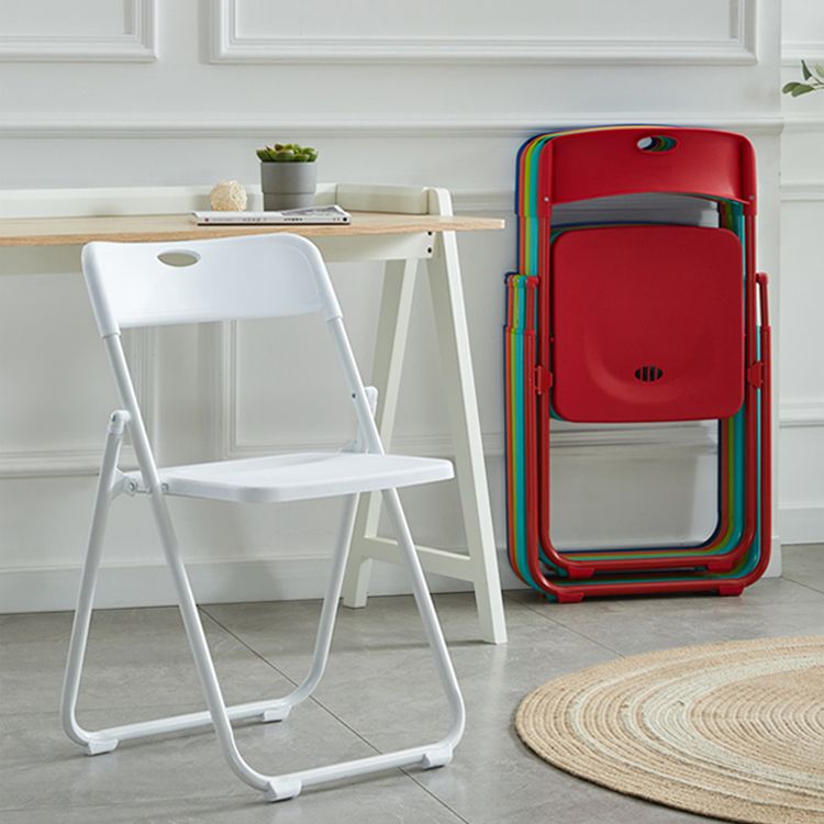 Modern Indoor-Outdoor Metal Chair Armless Open Back Folding Dining Side Chair Clearhalo ' kitchen&dining_furn' 'Dining Chairs' 'Dining Tables & Seating' 'dining_chair' 'furn' 'furn_dining_chair' 'Furniture' 'furniture_dining_chair' 'Kitchen & Dining Furniture' 'kitchen' 1200x1200_72bef85f-c7c7-4dc0-a212-33d22aa6a728