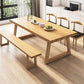 Sled Base Dining Table Contemporary Wood Dining Table for Home Clearhalo 'Dining Tables & Seating' 'Dining Tables' 'dining_table' 'furn' 'furn_dining_table' 'Furniture' 'Kitchen & Dining Furniture' 1200x1200_72bf47fd-43a2-4b8d-bba0-ba211f31d46f