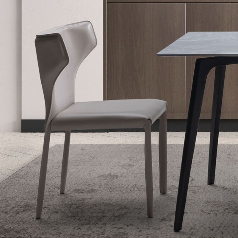 Industrial Metal Dining Side Chairs Dining Room Wingback Side Chair (Set of 2) Clearhalo ' kitchen&dining_furn' 'Dining Chairs' 'Dining Tables & Seating' 'dining_chair' 'furn' 'furn_dining_chair' 'Furniture' 'furniture_dining_chair' 'Kitchen & Dining Furniture' 'kitchen' 1200x1200_72bf6aeb-d280-4560-aab2-ae7529692f57