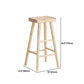 Glam Holz-Bartisch-Set, 1/2/7-teilig, rechteckiger Bartisch mit hohen Hockern für Zuhause