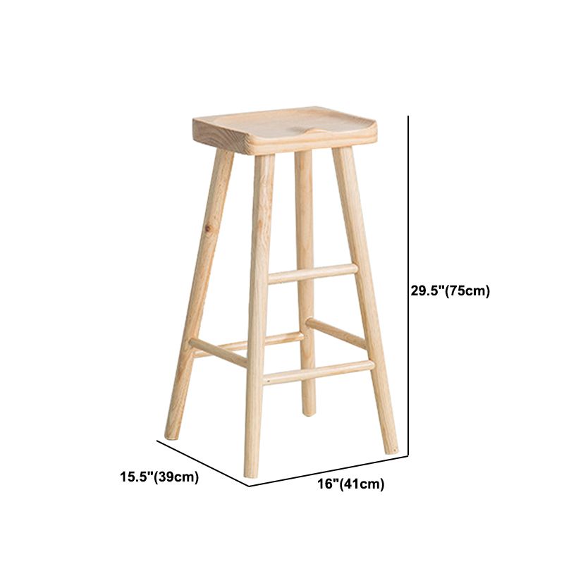 Glam Holz-Bartisch-Set, 1/2/7-teilig, rechteckiger Bartisch mit hohen Hockern für Zuhause