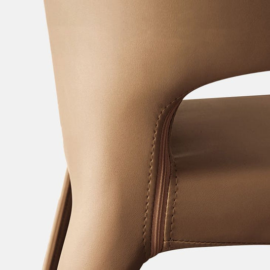 Modern Leather Dining Room Chair Wingback Arm Chair for Home Use (Set of 2) Clearhalo ' kitchen&dining_furn' 'Dining Chairs' 'Dining Tables & Seating' 'dining_chair' 'furn' 'furn_dining_chair' 'Furniture' 'furniture_dining_chair' 'Kitchen & Dining Furniture' 'kitchen' 1200x1200_72c0812f-901d-4fa7-bad2-e74ab6a3cd06