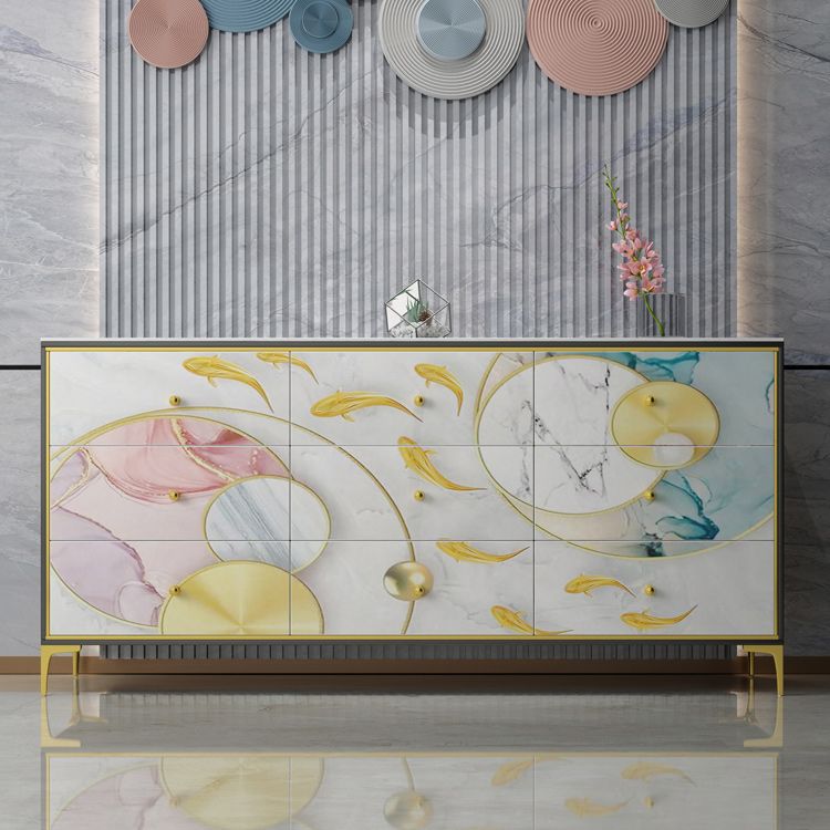 Classic Glam Dresser Manufactured Wood Storage Chest Dresser Clearhalo 'Bedroom Furniture' 'Dressers & Chests' 'dressers_chests' 'furn' 'furn_dressers_chests' 'Furniture' 1200x1200_72c0b41e-faee-47d7-afd8-8275c4f79568