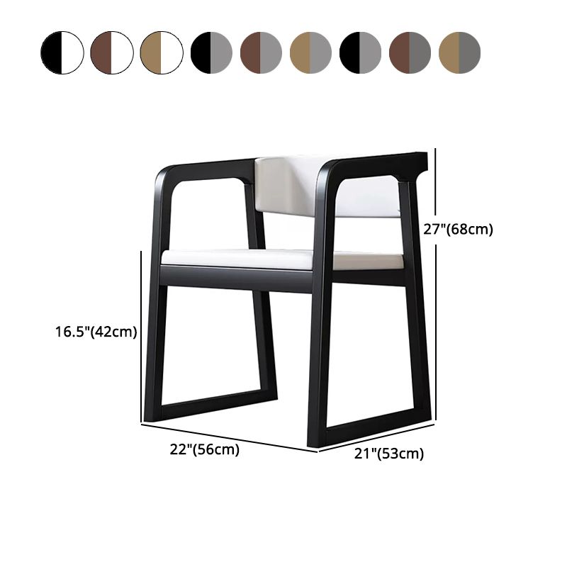 Scandinavian Wood Kitchen Dining Room Chair Open Back Arm Chair Clearhalo ' kitchen&dining_furn' 'Dining Chairs' 'Dining Tables & Seating' 'dining_chair' 'furn' 'furn_dining_chair' 'Furniture' 'furniture_dining_chair' 'Kitchen & Dining Furniture' 'kitchen' 1200x1200_72c23744-0f00-4f74-82af-e26447899905