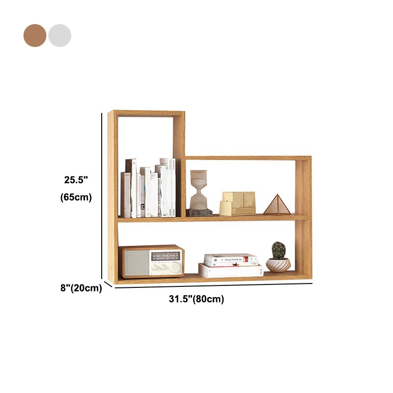 Scandinavian Solid Wood Wall Unit Bookshelf Closed Back Bookshelf for Bedroom Clearhalo 'Bookcases' 'furn' 'furn_bookcases' 'Furniture' 'furniture_bookcases' 'kitchen' 'kitchen_bookcases' 'Living Room Furniture' 'Office Furniture' 1200x1200_72c43d25-784c-4238-ad2b-bc1007cb1352