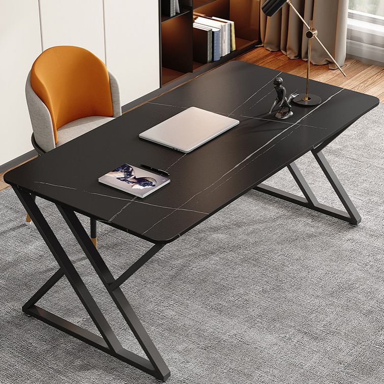 Sintered Stone Working Table Modern Rectangle Office Desk for Office Clearhalo 'furn' 'furn_office_desk' 'Furniture' 'furniture_office_desk' 'Office Desks' 'Office Furniture' 'office_desk' 1200x1200_72c49478-6cad-4568-93fd-5805cf309410