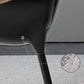 Faux Leather Dining Chairs Contemporary Chairs with Metal Legs